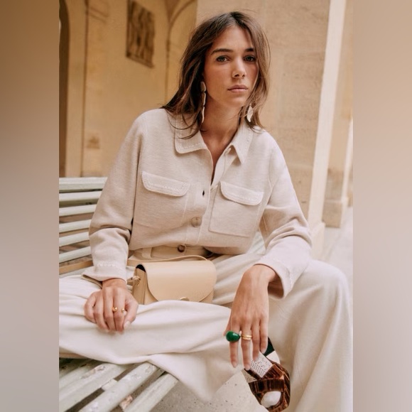 Sezane Sweaters - Sezane betty cardigan crochet m